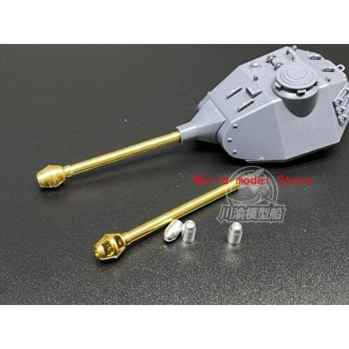 Q Edition King Tiger Metal Barrel Shell for Meng WWT-003 German Heavy Tank Model