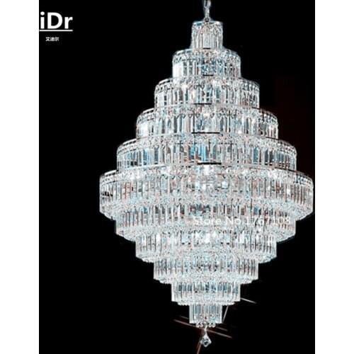 Trendy crystal chandelier lighting,luxury crystal chandelier light,living room crystal chandelier lamp,D80cm x H120cm