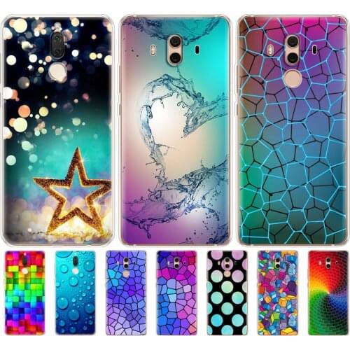 Soft TPU Case For Huawei Mate 10 lite Printing Drawing silicon Phone Cases Cover For Huawei Mate 10 pro coque for mate 10