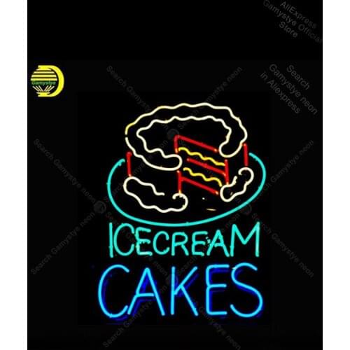 Neon Sign for Icecream Cakes neon Light Sign decor Windower Store Display Beer Outdoor Wall Light Shopping Hall Sign Games Neon