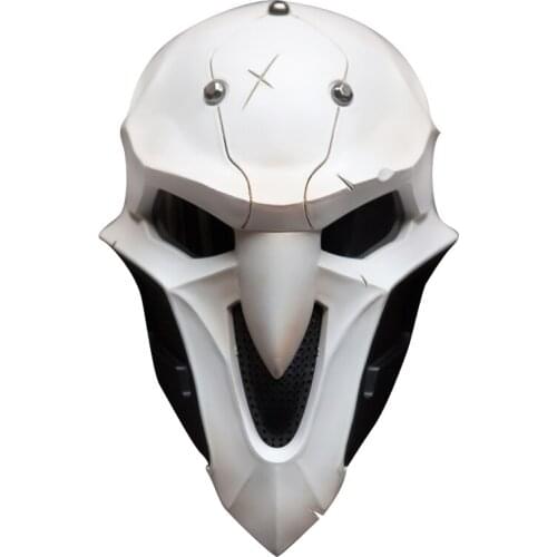 New version OW Reaper mask with Lenses ABS Plastic Game Cosplay Halloween Gift Prop