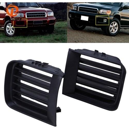 POSSBAY Auto Car Front Bumper Lower Grille Grills Cover for Nissan Pathfinder R50 1999 2000 2001 2002 2003 2004 Car Side Vents