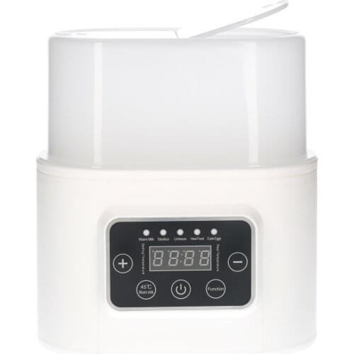 Baby Bottle Warmer 5-in-1 Digital Baby Food Heater with Timer Digital Display Double Bottle Baby Feeding Bottle for Milk Food