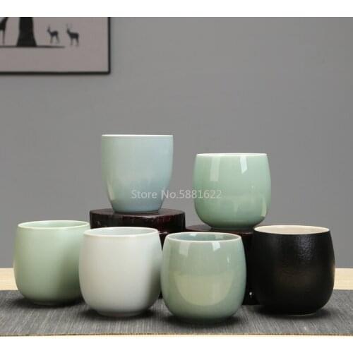 Drinkware Ceramic Teacup Porcelain Tea Cup Household Chinese Kung Fu Cup 180ml