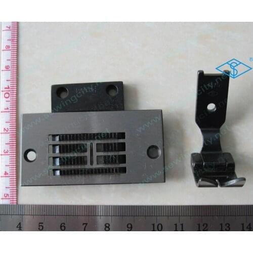 Sewing machine accessories 3PCS SINGER 457G 107C car a herringbone needle presser foot needle plate winding