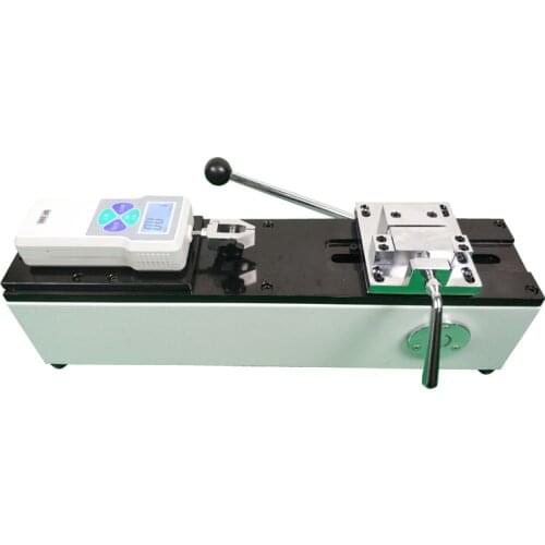 500N Horizontal Manual Force Stand Wire Tensile Strength Tester Terminal Crimping Connection Plug Pull Insertion Force Testing