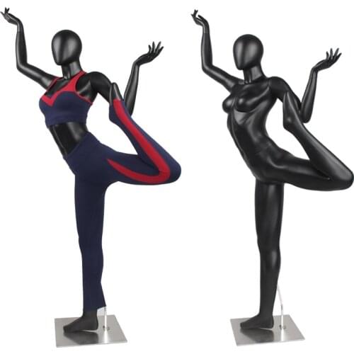 Sportswear Mannequin Female Full Body Yoga Real and Fake Body Sitting Dress Model Display