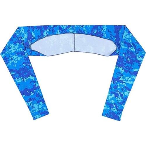 Women Summer Anti-UV Cooling Shawl Arm Sleeves Golfing Riding Outdoor Ice Silk Sun Protector Gloves Wrap With Thumb Hole