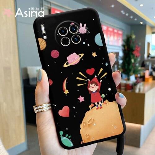 ASINA Liquid Silicone Case For Huawei Mate 40 30 20 Pro Nova 3i 5t Soft Cover Bumper For Huawei Honor 10 20 8x 9x 9a Funda Coque