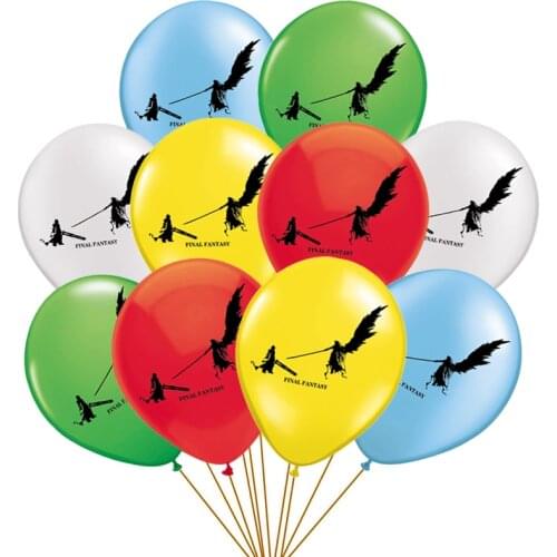 10pcs/lot 12inch Final Fantasy Remake Zack Sword Anime Party Decor For Hero Boys Game Latex Balloon Birthday Decoration Balloons