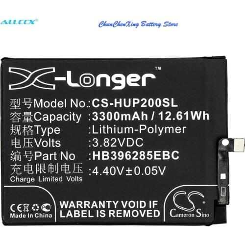 Cameron Sino 3300mAh Battery HB396285EBC for Huawei Emily,EML-AL00,EML-L09,L09C,EML-L29,P20,P20 Global,P20 Premium, P20 Standard