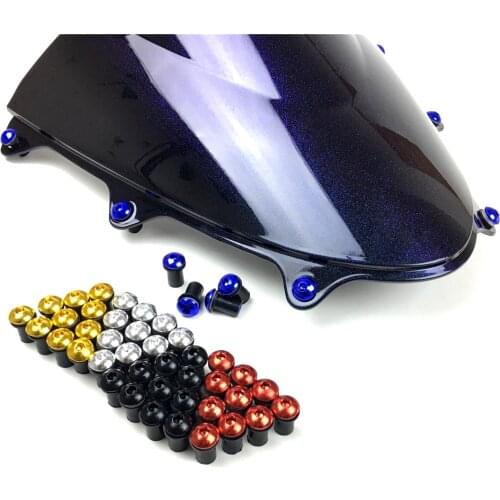 5mm 10PCS Motorcycle Windscreen Windshield Bolts Screws Nut Fastener For Suzuki GSXR 600 750 1000 K1 K2 K3 K4 K5 K6 K7 K8 K9 K11