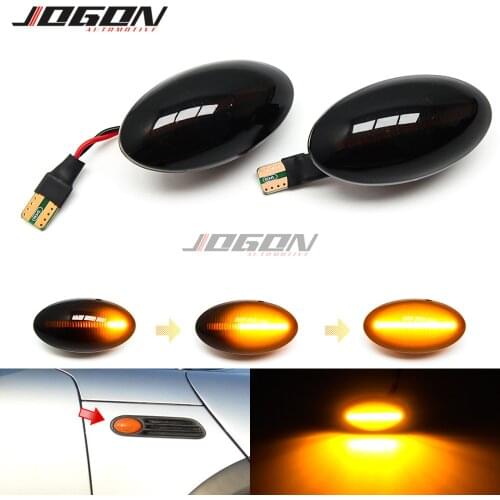 For Mini R50 R53 2001-2006 R52 One Cooper JCW Led Dynamic Turn Signal Light Side Marker Fender Sequential Lamp Blinker Indicator