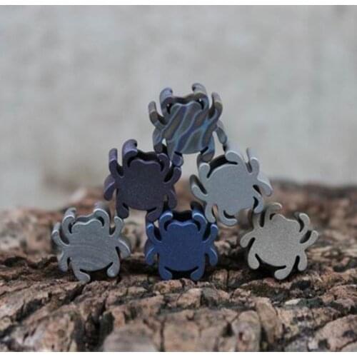 EDC Titanium Alloy Knife Beads Spider Knife Lanyard Pendant Rope Knife Beads Multi Tools Outdoor Camping Gadget For Mobile Phone