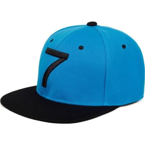 2019 new fashion CR7 embroidery baseball cap 100%cotton fashion flat hat hip hop Street dance hats sports caps gorres