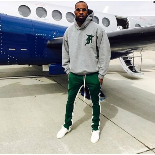 Fashion Drawstring Loose Joggers Harem Trousers Sweatpants Spring Justin Bieber Men Hip Hop Striped Patchwork Pants Streetwear