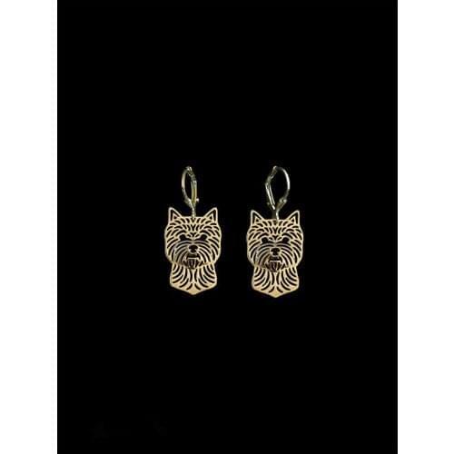 Trendy cute Norwich Terrier drop earrings gold silver plated earrings women fashion jewelry