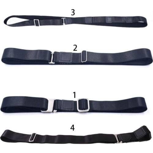 Men Women Shirt Stay Non-Slip Bandage Adjustable Wrinkle-Proof Holder Fixing Straps Locking Tucked Waist Belt Formal Office