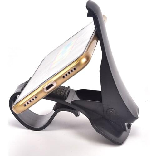 Antiskid Car Phone Holder Dashboard Mount Clip Clamp Adjustable Phone Stand Bracket GPS For iPhone Samsung Xiaomi Huawei