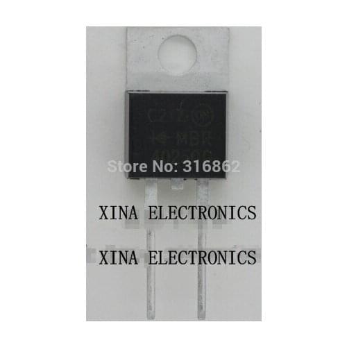 MBR40250G MBR40250 MBR 40250G 250V 40A ON TO-220-2 ROHS ORIGINAL 10PCS/lot Free Shipping Electronics composition kit