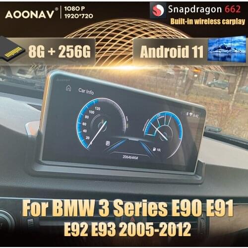 Drive right Snapdragon 662 Android 11 car radio For BMW 3 Series E90 E91 E92 E93 2005-2012 multimedia Autoradio carplay Google