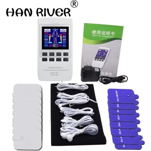 Intermediate frequency channels fields of electronic acupuncture multi-functional lumbar vertebral cervical home charging massag