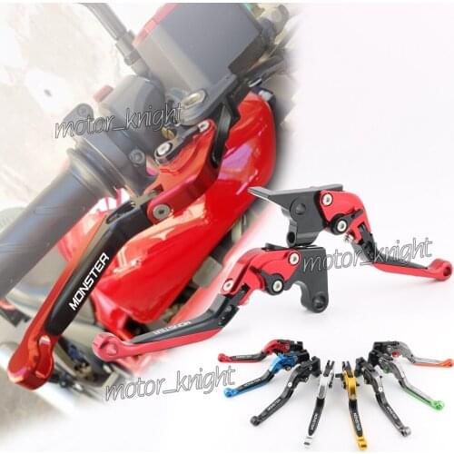 CNC Motorcycle Adjustable Folding Extendable Brake Clutch Levers For Ducati 796/696/400 MONSTER 695/620/620 MTS MONSTER S2R 800
