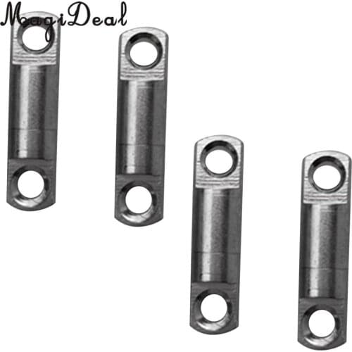 Count 4 Durable 316 Stainless Steel Snorkeling Diving Reel Finger Spool Line Swivels for Water Sports Swimming Diving