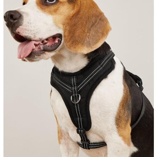 No Pull Reflective Dog Harness with Easy Control Handle Adjustable Soft Padded Vest Pet Harnesses for Medium Dogs