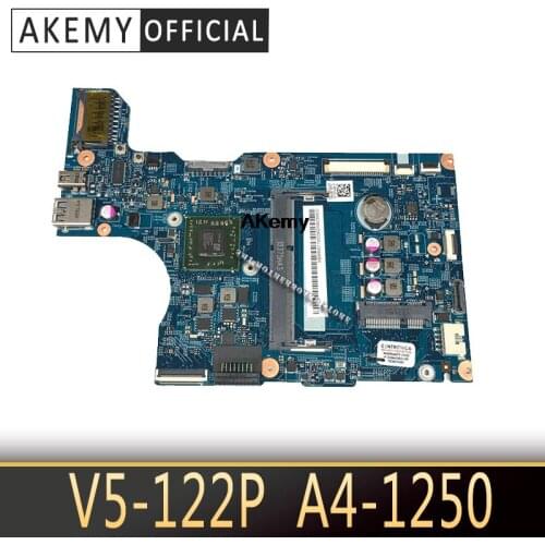 V5-122 motherboard For ACER V5-122P Laptop Motherboard 12281-1 With A4-1250 CPU 2GB RAM NBM8W11001 48.4LK03.01 100% Tested