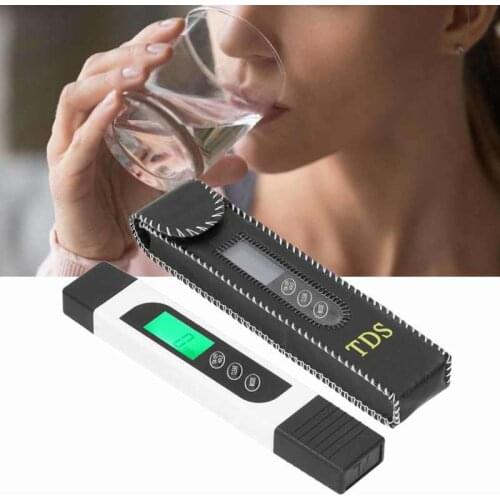 0-9999ppm TDS EC Meter Portable Water Quality Tester With Automatic Temperature Compensation Function