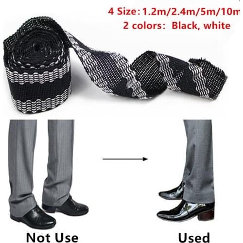 1.2m/2.4m/5m/10m Pants Edge Shorten Self-Adhesive Pants Mouth Paste At The Adhesive Hem Of The Trousers Hem