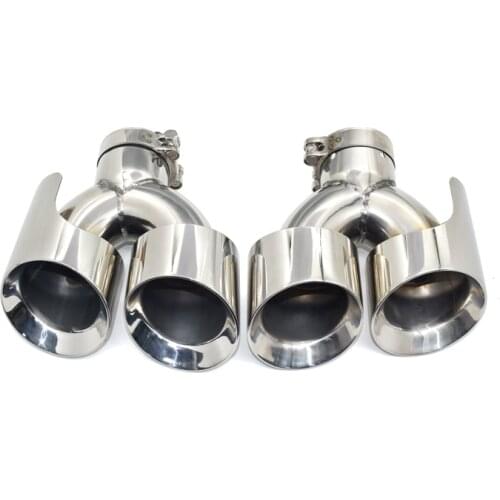 1 Pair Stainless Steel Exhaust Pipe 12-16 For Land Rover Range Rover Sport Discovery SVR Sport SVR End Nozzles Car Muffler Tip