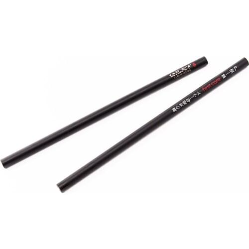 10pcs Black Wood Pencils HB 2B High Quality Customized Pencil Pre-sharpened Eraser Top for Choose School Office Supplies