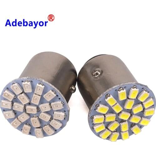 16 X 1157 BAY15D P21/4w 22 smd 22 Leds light 3020 SMD Car led Rogue lamp 1206 SMD turn signal reverse back tail light white red