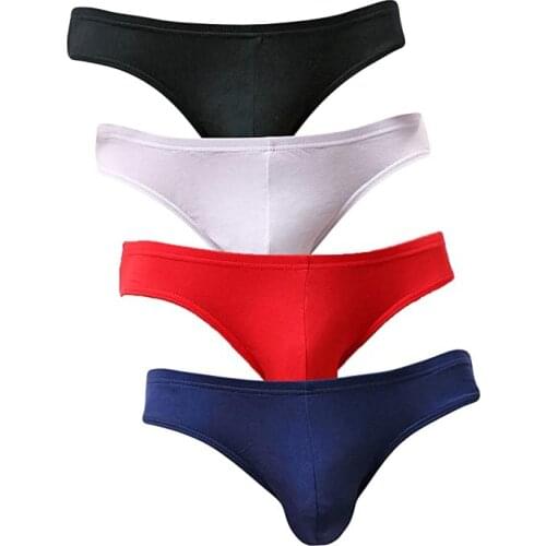 4 Pack Mens Luxury Supersoft Modal Fashion Briefs Low Rise Lightweight Underwear US Size