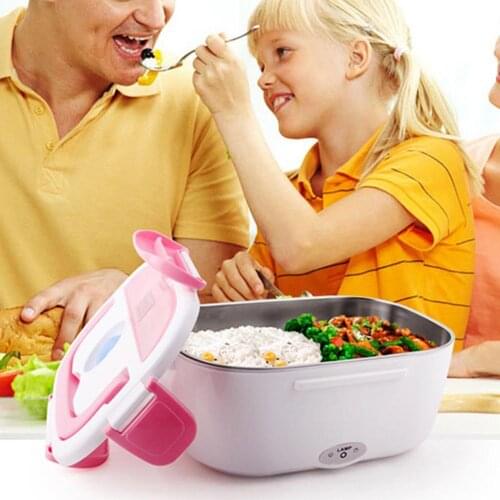40W DC 12/24V Lunch Box Food Container Portable Electric Heating Food Warmer Heater Rice Container Dinnerware Sets For Home