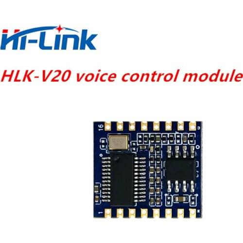Free Shipping Hi-Link new AI intelligent offline voice recognition module V20 audio internet of things IOT module voice control