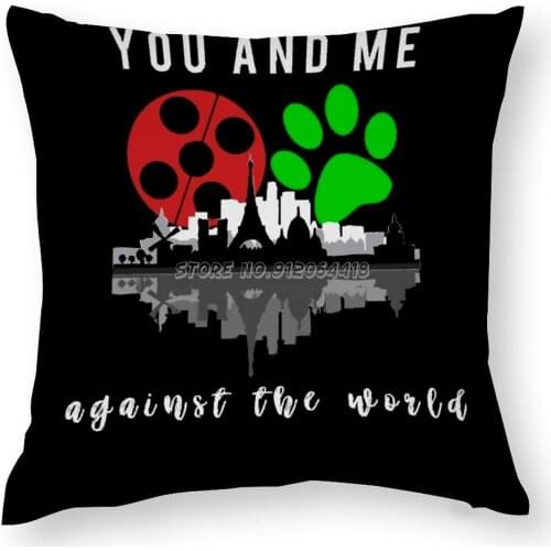 You And Me Against The World Pillow Case Cover Printed Home Soft Childhood Pillowcase Bedroom Home Decor Nice Gift Adrien Agrest