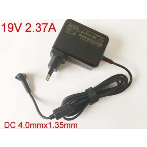 Hot! 19V 2.37A 45W 4.0mm*1.35mm Laptop EU Plug AC Power Charger Adapter For Asus UX305F UX21A UX31A UX32A UX32V