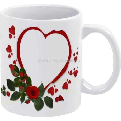 I Love Red Rose They Will Take Over Your Garden In The Most Gorgeous Way! They Self Slim Fit T Shirt Coffee Mugs Porcelain Mug C