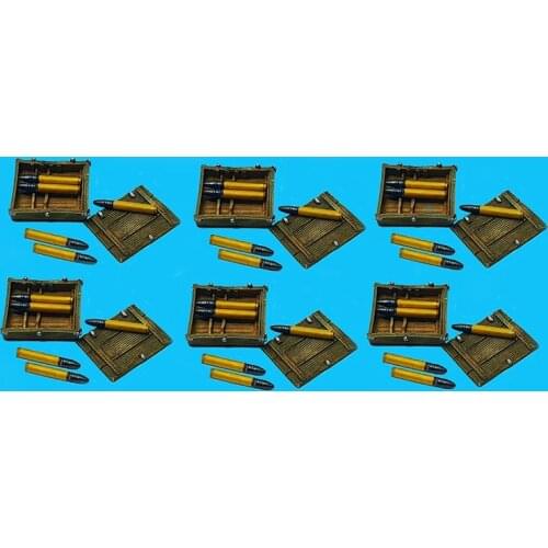 1/35 Resin Model Scene accessories Soviet ammo boxes with 76 mm ammunition Unassembled and unpainted Free shipping