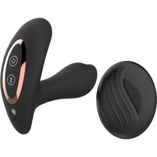 Man 7 Speeds Vibrating Wireless Heating Prostate Massager Anal Sex Toy Waterproof Remote Silicone Vibrator male dildo butt plug