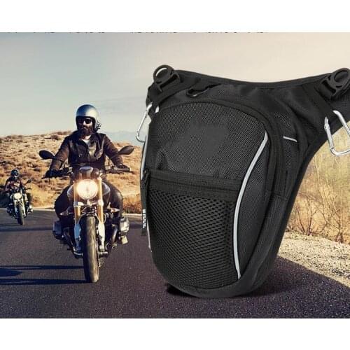2019 New Komine Motorcycle Messenger Riding Hip Bum Waist Pack Drop Leg Cross Over Bag Outdoor Bike Cycling Bag