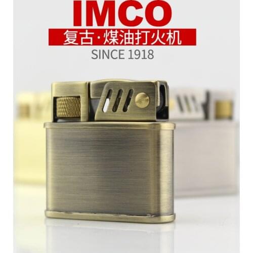 Genuine Aiku IMCO Kerosene Windproof Lighter Personality Creative Rotary Wheel Lighter