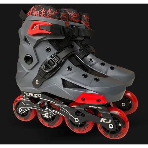 Original FIHON Inline Skates Slalom Sliding Roller Skating Shoes Children Adult Men Women Wearproof Wheel Rollerblade Patines