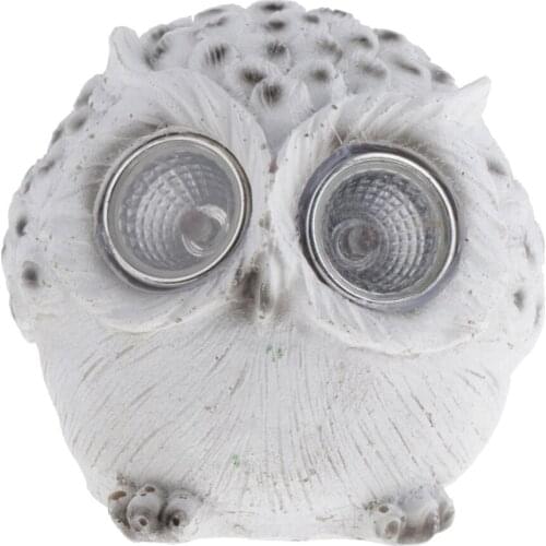 Resin Animal Garden Statue Solar Powered Garden Light for Garden Patio Decoration