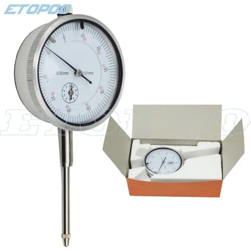 Precision Tool 0-30mm Dial Indicator Gauge 0.01mm Accuracy Measurement Instrument Tools