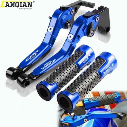 For HONDA CBR650F 2014 2015 2016 Motorcycle Accessories Adjustable Extendable Brake Clutch Levers Handle Grips CBR650 CBR 650 F