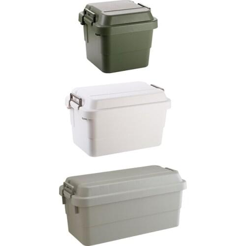 RISU Japan imported large-capacity storage box outdoor camping picnic anti-pressure plastic car trunk storage box